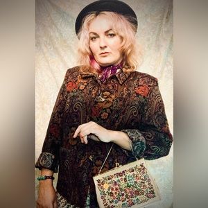 Renaissance botanical blazer